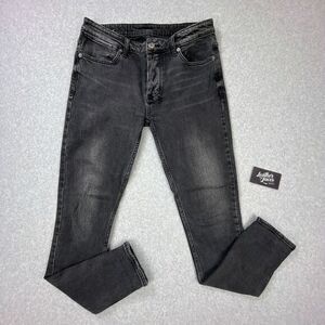 Ksubi Van Winkle Angst Black Jeans Mens 33 (31 x 31) Button Fly Grunge‎ Skater